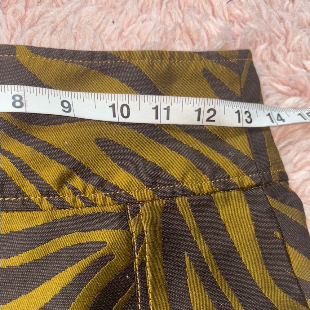3.1 Phillip Lim Zebra Belted Top Stitched Midi Skirt - Picture 8 of 12